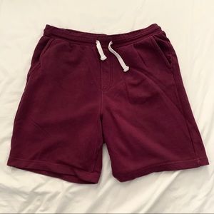 Men’s M Maroon Sweat-shorts